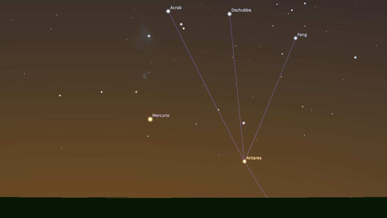 Fig. 07 Mercurio - Antares