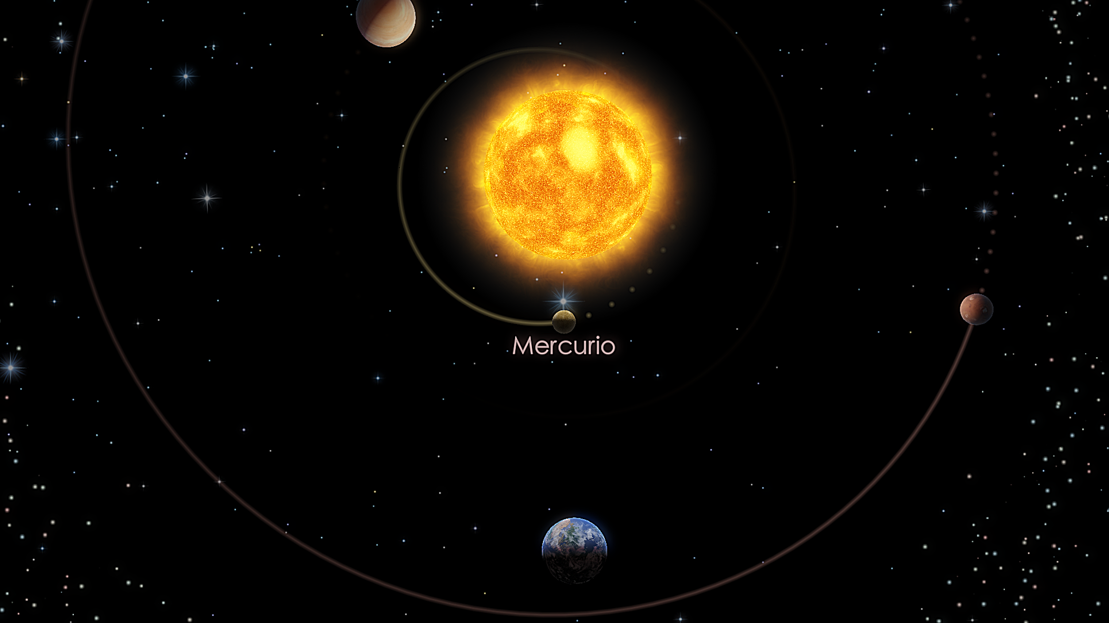 Fig. 06 Mercurio en conjunción.