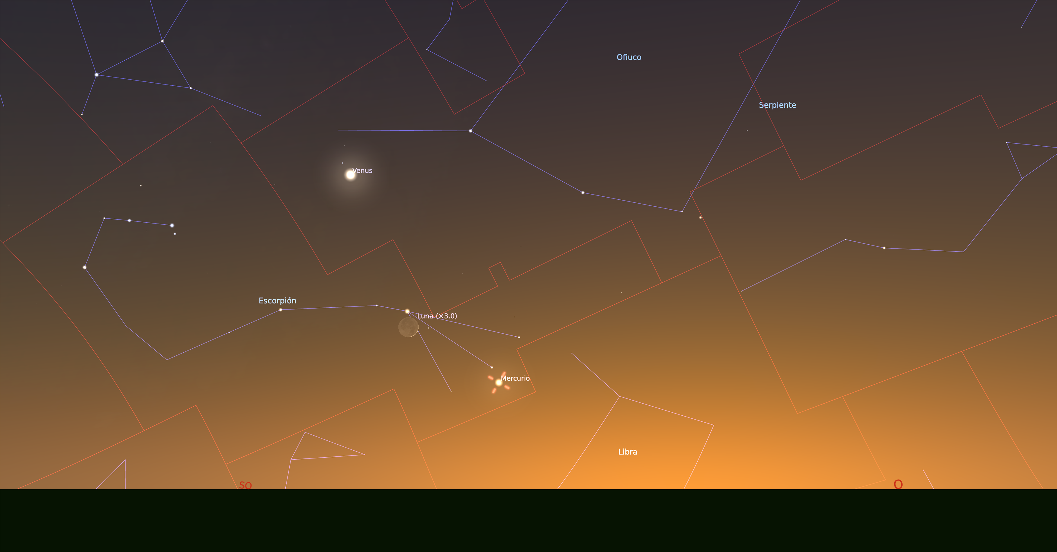 Fig. 02 Mercurio y Luna.